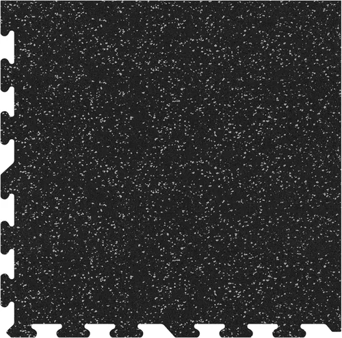 Miniatura 15 de Baldosa de goma IncStores robusta de 8mm, (baldosas de 58x58cm/kit de piezas para el suelo) tatami de gimnasio de goma entrelazado, para suelos