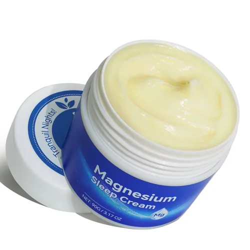 Miniatura 9 de Crema de magnesio ReliCo para dormir - Aceite de magnesio premium puro para pies con vitamina E, loción de magnesio nocturna para piernas inquietas