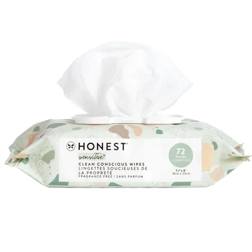 Miniatura 18 de The Honest Company - Toallitas limpiadoras para bebé con 99% de agua, respetuosas con el medioambiente, a base de plantas, hipoalergénicas