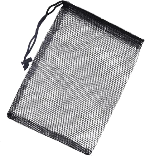 Miniatura 5 de Bolsa de malla de nailon resistente al desgarro Bolsa de malla con cordón Bolsa de malla de gran capacidad resistente multifuncional