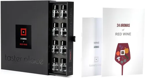 Miniatura 2 de 24 aromas de vino tinto - TASTERPLACE AROMA SET - Inglés - para sumilleres - para amantes del vino - Herramienta de degustación..