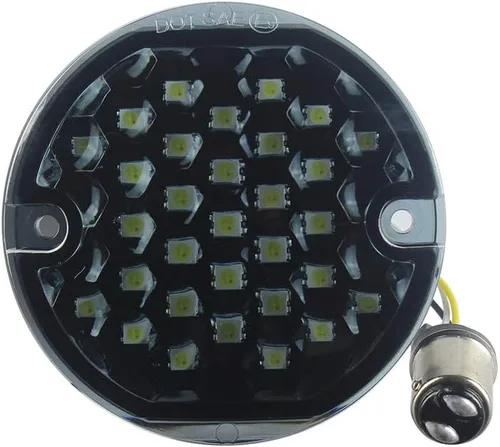 Miniatura 2 de ZYTC - Juego de 2 micas Touring OEM ahumadas de 3.25 pulgadas para motocicleta Harley Davidson, Electra Glides