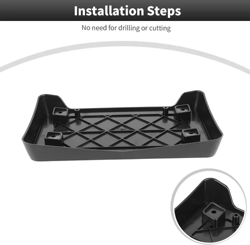 Miniatura 3 de CheroCar Marco de matrícula para neumáticos, soporte para placa de matrícula, compatibilidad con Dodge Charger 2006-2010