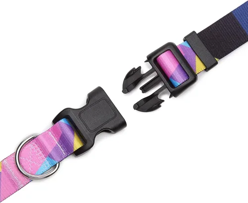 Miniatura 60 de Mercano Collar ajustable para perro, patrones de diseño especial, nailon suave, cómodo y resistente, collar para mascotas para perros pequeños