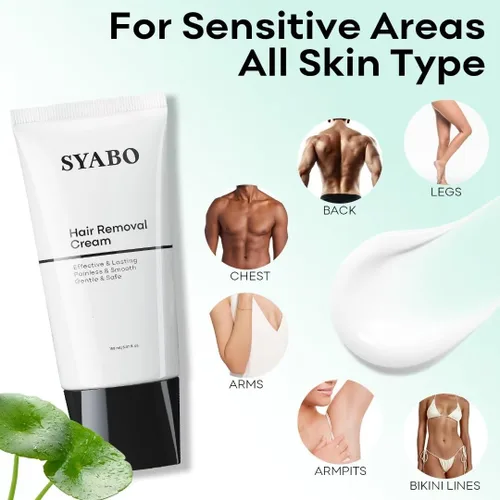 Miniatura 5 de Crema depilatoria: depilación íntima/privada para mujeres y hombres, loción depilatoria sin dolor para bikini, piernas, brazos, axilas y cuerpo