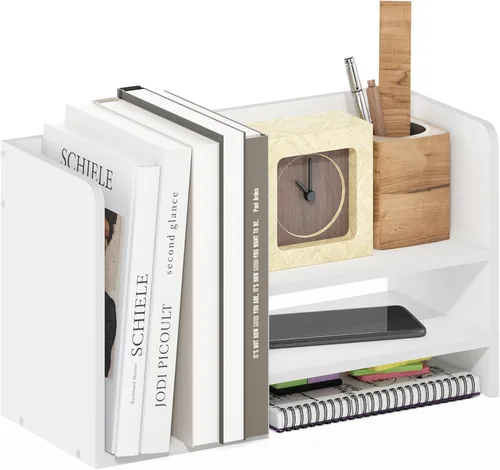 Miniatura 12 de Furinno Hermite Estantería Organizadora de Escritorio Librero, Espresso