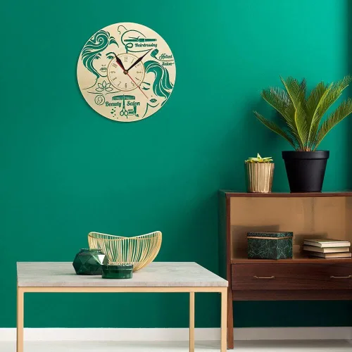 Miniatura 4 de Reloj de madera Slient de 12 pulgadas con diseño retro, funciona con pilas, para sala de estar, dormitorio y oficina