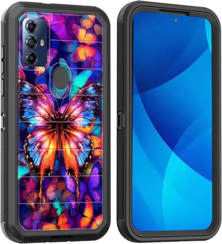 Miniatura 102 de Funda para Moto G Play 4G 2024, cuerpo completo, protección contra caídas, resistente, 3 capas, militar, resistente, duradera, para Motorola Moto G