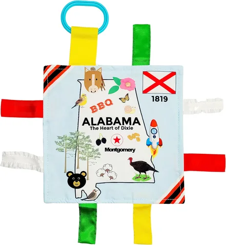 Miniatura 14 de Baby Jack & Co - Cochecito de juguete para bebés de 8 x 8 pulgadas, juguete para bebés, juguetes arrugados para desarrollar cinco sentidos, aprende
