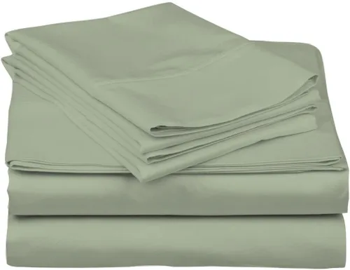 Miniatura 27 de Epic Cotton Juego de sábanas de 6 piezas, 100% algodón egipcio, de lujo, súper suave, bolsillos profundos de 12 pulgadas, tamaño King, 1000 hilos