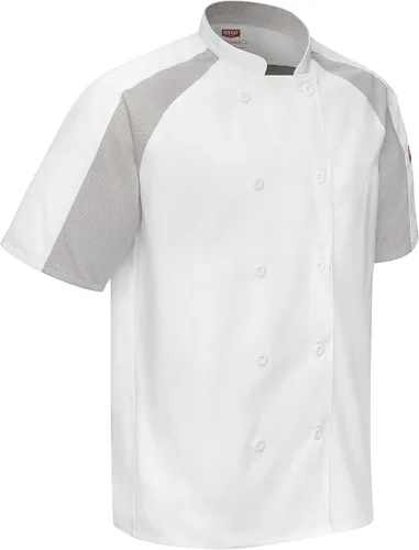 Miniatura 4 de Red Kap Abrigo de chef raglán Airflow para hombre con Oilblok