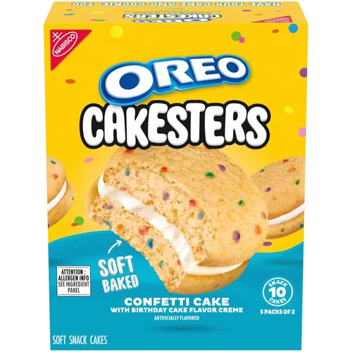 Miniatura 20 de OREO Cakesters Soft Snack Cakes, 12 paquetes de 5 unidades (60 paquetes de bocadillos en total)