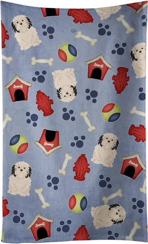 Miniatura 69 de Caroline's Treasures BB2654KTWL Dog House Collection Airedale - Toalla de cocina para invitados, toalla de baño decorativa para cara, té, paño