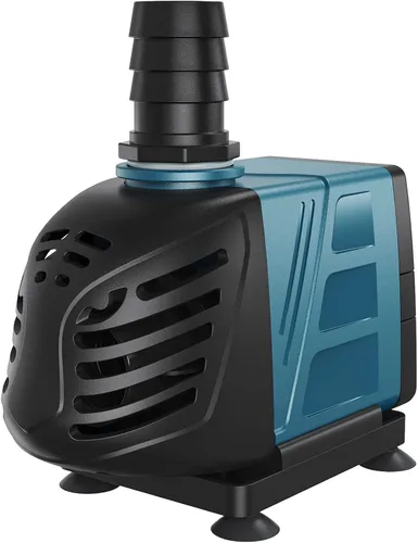 Uniclife Bomba de agua sumergible y en línea de 800 GPH para acuario, 55 W, 8 pies, bomba de retorno silenciosa CA de 120 V con cable de