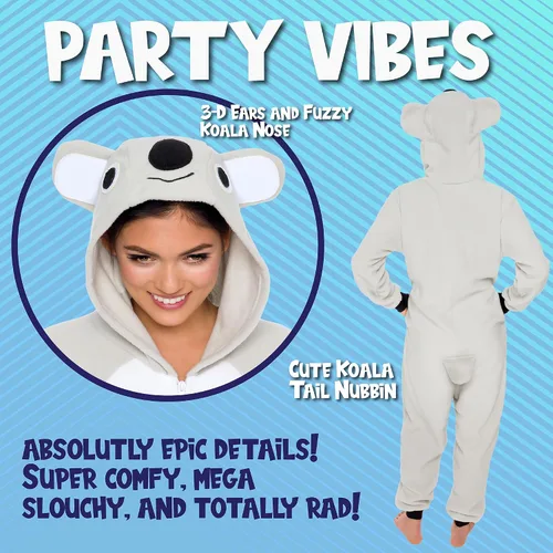 Miniatura 2 de Funziez! Mameluco ajustado para adultos, disfraz de Halloween de animales, traje de cosplay de una pieza de fruta de felpa para mujeres y hombres