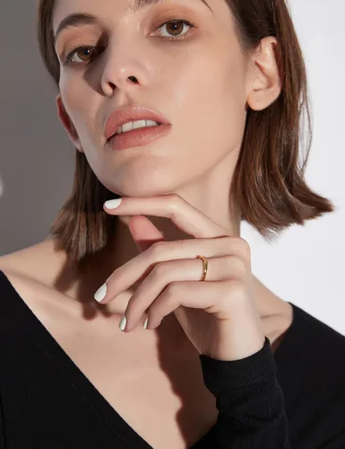 Miniatura 4 de Greenpod - Alianzas de boda y compromiso para mujer y hombre, anillos delgados de tungsteno de 564, 532, 1564depulgada, en color oro rosa, plata