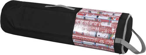 Miniatura 8 de ProPik Bolsa organizadora de almacenamiento de papel de regalo, almacena hasta 24 rollos de 40 pulgadas, bolsa transparente de poliéster resistente