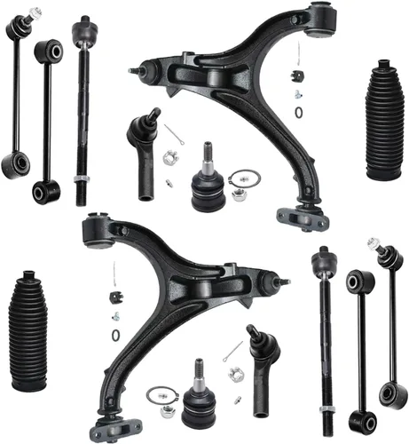 Miniatura 79 de Detroit Axle - Kit de suspensión frontal de 16 piezas para RWD Chrysler 300 Dodge Charger Challenger Magnum 6 brazos de control con rótulas 2