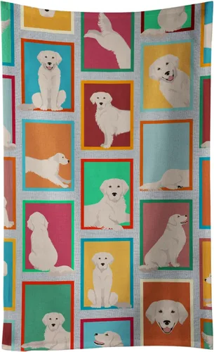 Miniatura 21 de Caroline's Treasures MLM1106KTWL Lots of Bichon Frise - Toalla de cocina para invitados, toalla de baño decorativa para cara, té, paño de cocina
