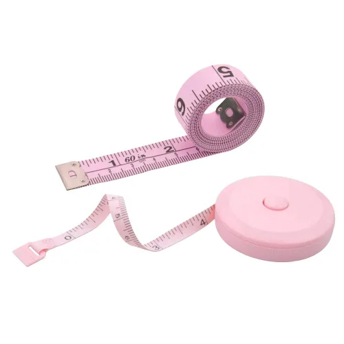 2 cintas métricas para el cuerpo, cinta métrica suave para tela de costura corporal, tela a medida, juego de cintas métricas retráctiles de doble