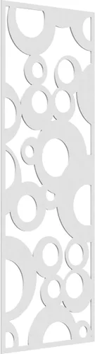 Miniatura 159 de Farwell Paneles de pared decorativos de madera con calado, 13 3/8 pulgadas de ancho x 34 3/8 pulgadas de alto x 1/4 de alto, roble rojo rojo
