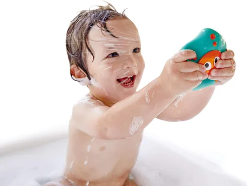 Miniatura 4 de Hape Ocean Floor Squirters Coloridos juguetes de baño para bebés y niños pequeños, coloridos juguetes de baño para bebés y niños pequeños, juego
