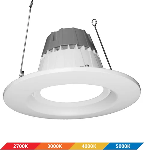 Miniatura 4 de NICOR Lighting DCG Series - Lámpara empotrable LED de 6 pulgadas, 2700 K (DCG621202KWH)