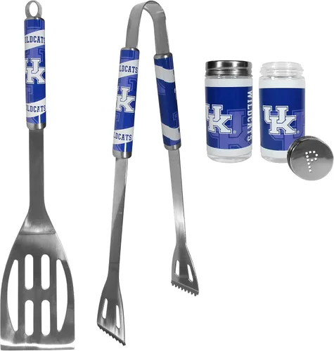 NCAA Siskiyou Sports Fan Shop Kentucky Wildcats - Juego de 2 barbacoas con salero y pimentero para portón trasero, talla única, color del equipo
