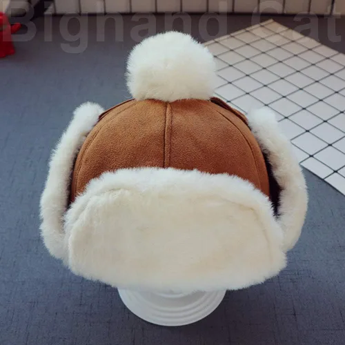 Miniatura 2 de IIG Gorra de soldado de invierno Ushanka con orejeras unisex para niños