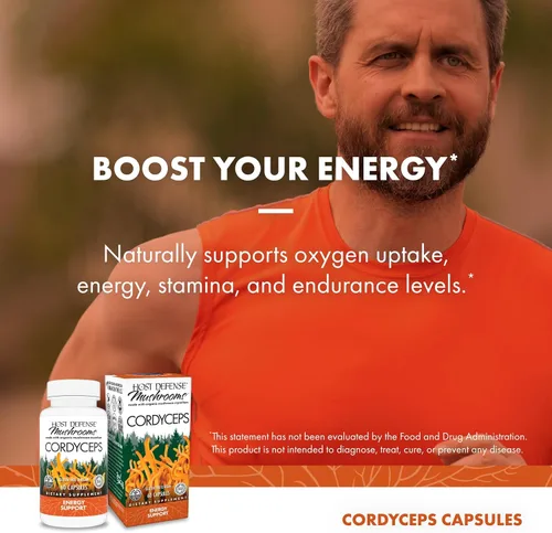 Miniatura 5 de Host Defense Paquete con cápsulas MycoBotanicals Brain*, 60 cápsulas Cordyceps, 60 unidades - Apoya la memoria y la concentración - Apoya la salud