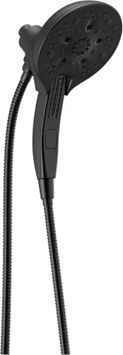 Miniatura 12 de Delta Faucet 5-Spray In2ition - Cabezal de ducha de mano doble 2 en 1 con manguera, cabezal de ducha de mano H2Okinetic con acoplamiento magnético