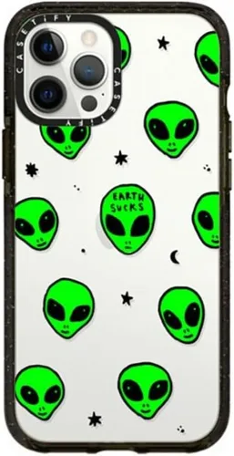 Miniatura 67 de Funda CASETiFY Impact para iPhone 12 Pro Max - Blanco Nubes - Negro Claro Nubes Blancas