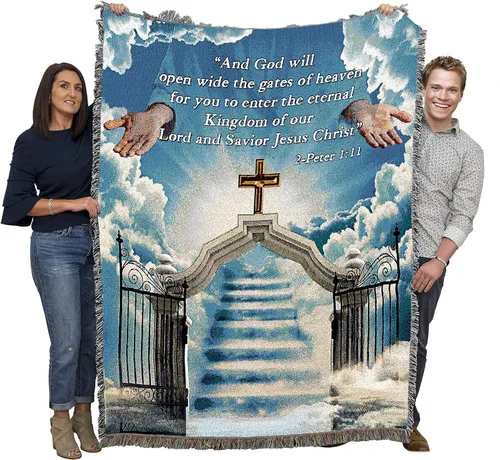 Miniatura 14 de Pure Country Weavers Manta con texto en inglés «Wherever A Beautiful Soul Has Been, There is A Trail of Beautiful Memories», tapiz de regalo