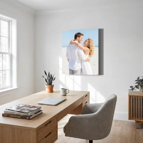 Miniatura 4 de Impresiones en lienzo personalizadas: foto sobre lienzo (lienzo enmarcado, 12 x 16) Transforma tus fotos en impresionantes arte de pared enmarcado