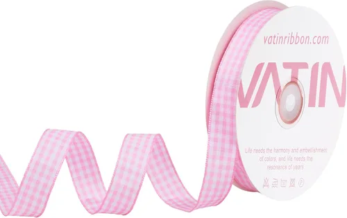 Miniatura 74 de VATIN Cinta a cuadros en blanco y negro – 3/8 pulgadas x 50 yardas, perfecta para cestas de Pascua, manualidades de primavera, envoltura de regalos