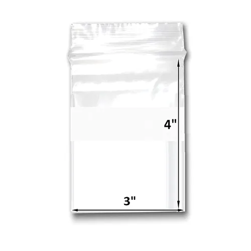 Miniatura 16 de 200 bolsas de plástico transparente de 6 x 9 pulgadas, bolsas de polietileno con cierre resellable de 2 mil con cierre resellable Claro