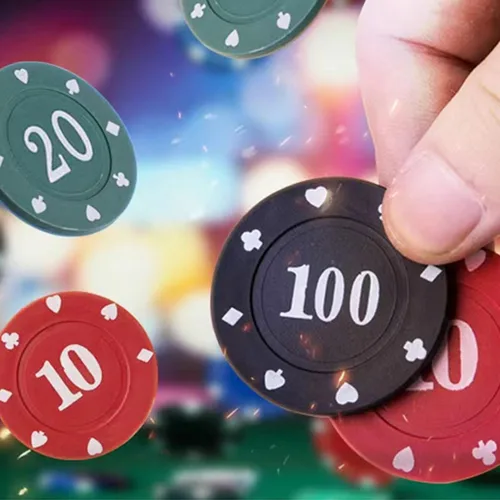 Miniatura 6 de VOVCIG Juego de fichas de póquer de 100 piezas, 5 colores para el hogar, juegos de póquer, noches, fiestas, clubes o juegos de póquer nocturnos