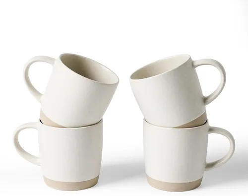 Miniatura 13 de famiware Juego de 4 tazas de café, juego de tazas de 13 onzas, juego de tazas de cerámica con asa para café, té, cacao, leche, serie Constellation