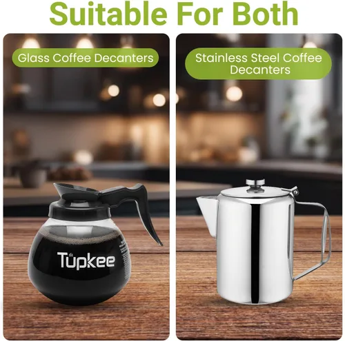 Miniatura 7 de Cepillo de limpieza para cafetera, no raya, cerdas de larga duración, cepillo de limpieza curvado para decantador de café, ideal para oficinas