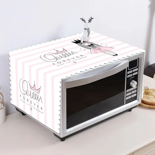 Miniatura 7 de HERCHR Cubierta de microondas, Cubierta de polvo de microondas Cubierta de horno de microondas Accesorios de microondas Cubierta protectora