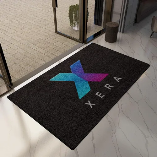 Tapetes personalizados para interiores y exteriores, tapete de suelo con logotipo personalizado, tapete comercial con respaldo de goma
