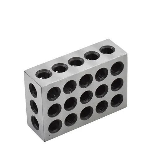 Miniatura 5 de 1 par de 1-2-3 bloques emparejados par con 23 agujeros de precisión Machinist Fresado 0.0002 in apto para fresadora plantilla
