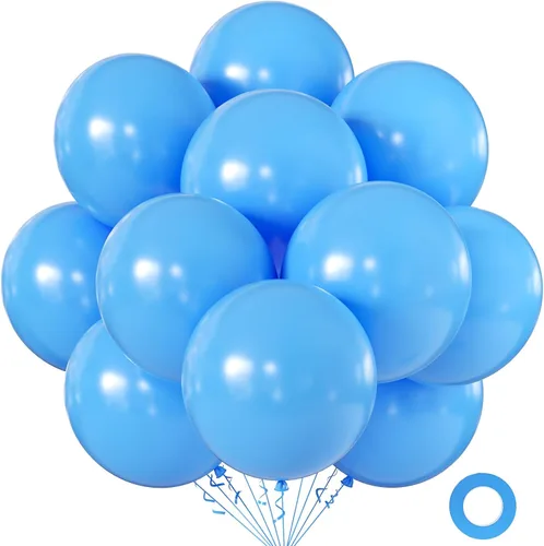 Miniatura 32 de KALOR Globos color morado ceniza de 18 pulgadas, 10 globos de látex mate, globos redondos grandes para bodas, baby shower, fiestas de cumpleaños