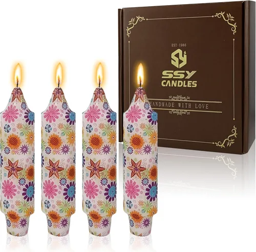 Miniatura 60 de Candelabros cortos de 5 pulgadas con velas cónicas verde oscuro, 4 piezas para cena, hogar, boda, fiesta, decoración