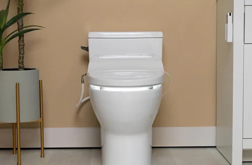 Miniatura 7 de Alpha JX asiento para inodoro o bidé con tapa, color blanco, luz LED, funcionamiento silencioso, control remoto inalámbrico., JX-EW, 1460.00watts
