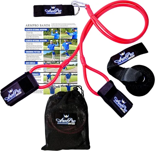 Miniatura 11 de Arm Pro Bands - Bandas de entrenamiento de resistencia y softbol de béisbol, equipo de fuerza de brazo, lanzamiento y acondicionamiento, disponible