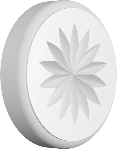 Miniatura 16 de Ekena Millwork ROSP050X050X100GRY11 Roseta estándar con borde redondeado, 5 pulgadas de ancho x 5 pulgadas de alto x 1 pulgadas de alto, PVC