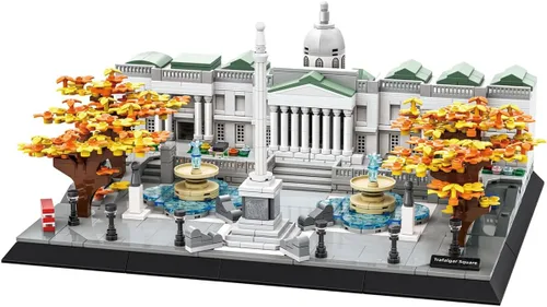 Miniatura 4 de Juego de construcción de 1129 piezas de Mezquita Azul de Estambul, modelo arquitectónico mundial, juguete coleccionable para niños y adultos