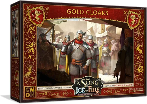 CMON A Song of Ice and Fire - Juego de miniaturas de mesa con capas doradas, añade fuerza incomparable a tus fuerzas. Juego de estrategia, a partir