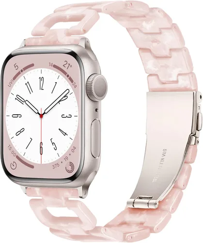 Miniatura 24 de Correa ligera de Apple Watch para Apple Watch, de resina en forma de D, compatible con hebilla de acero inoxidable para Apple Watch Ultra 2, 1